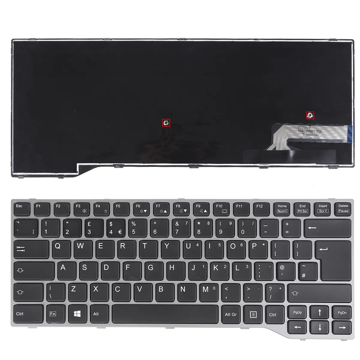 Picture of FUJITSU LIFEBOOK U745 E546 E547 E544 E736 SILVER FRAME WIN8